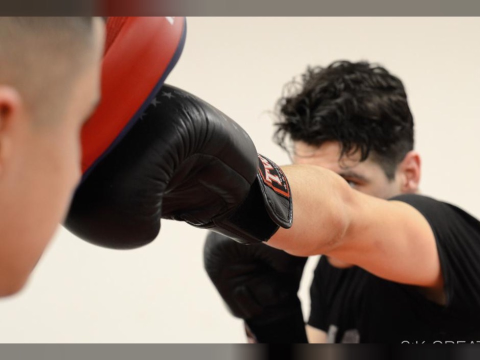 Boxing at AKHI Gym in Amsterdam-Oost